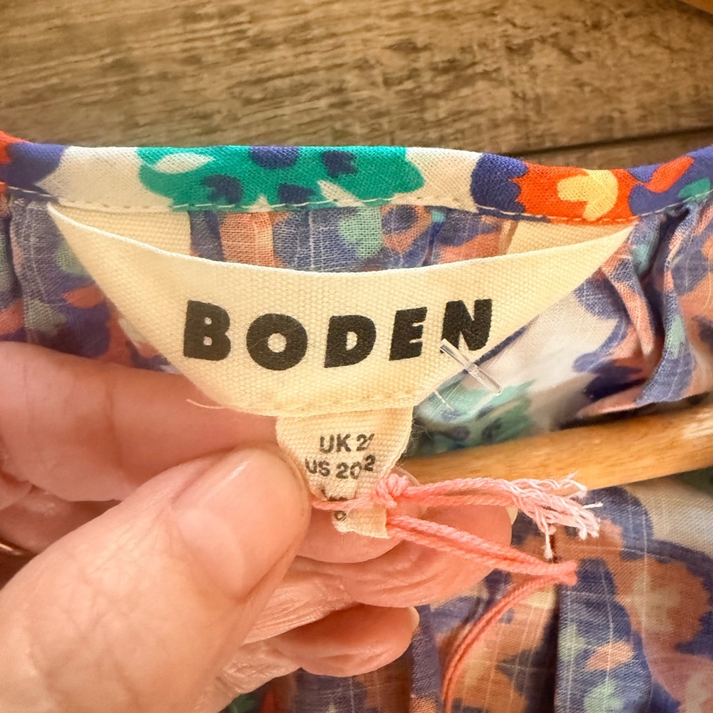 NWT Boden Easy Cotton Blouse Size 20-22 - Picture 4 of 8